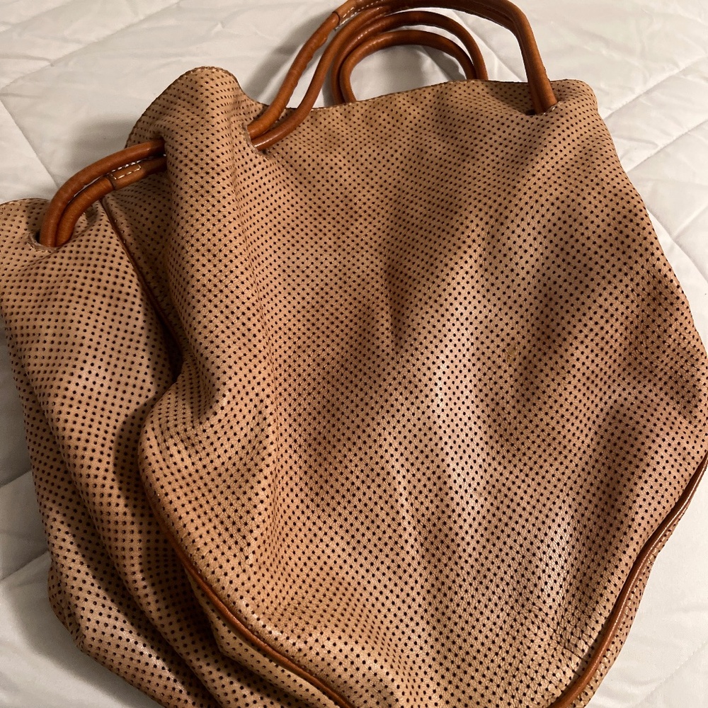 Numero 10 Caramel Leather Bag